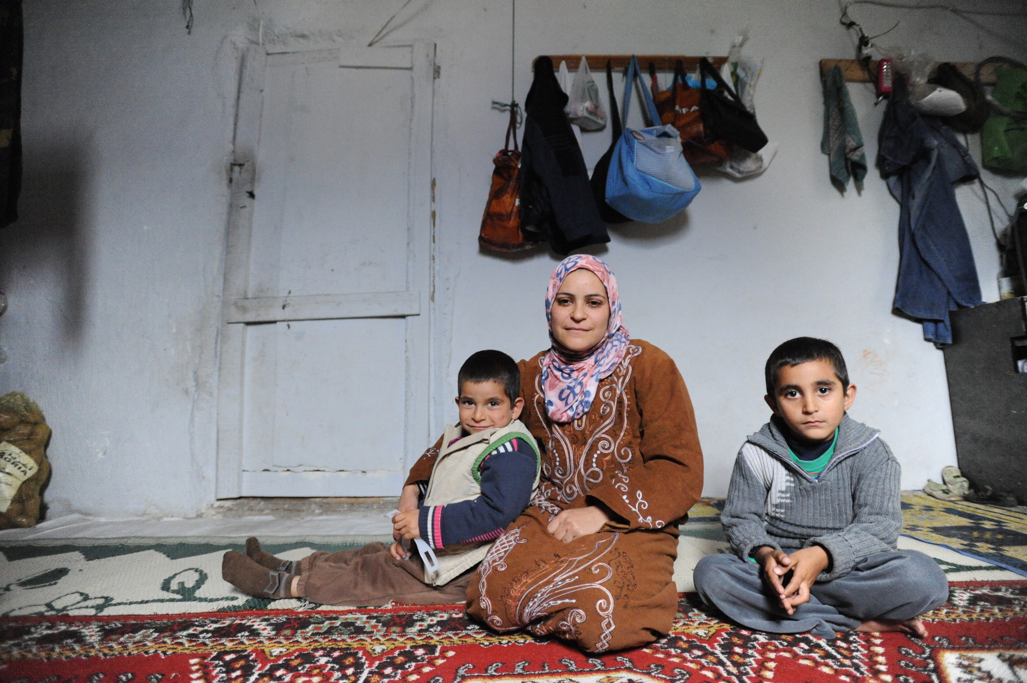 Une famille soutenue par l'ONG CARE au Liban