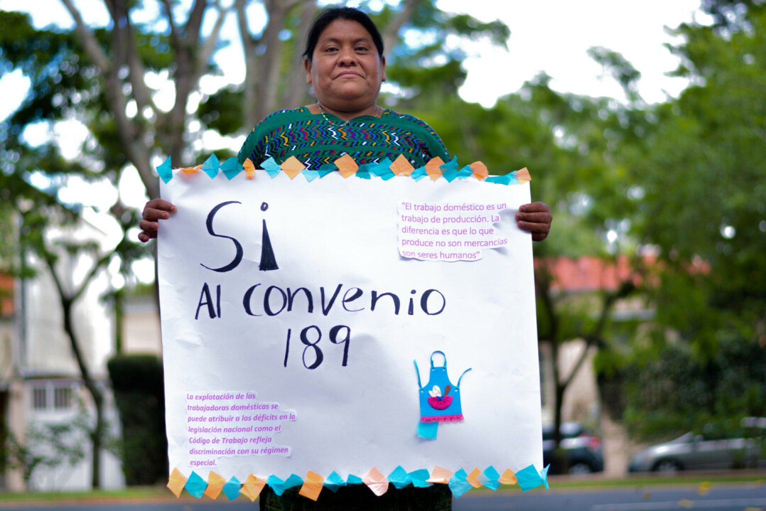 Une femme travailleuse domestique en Amérique latine