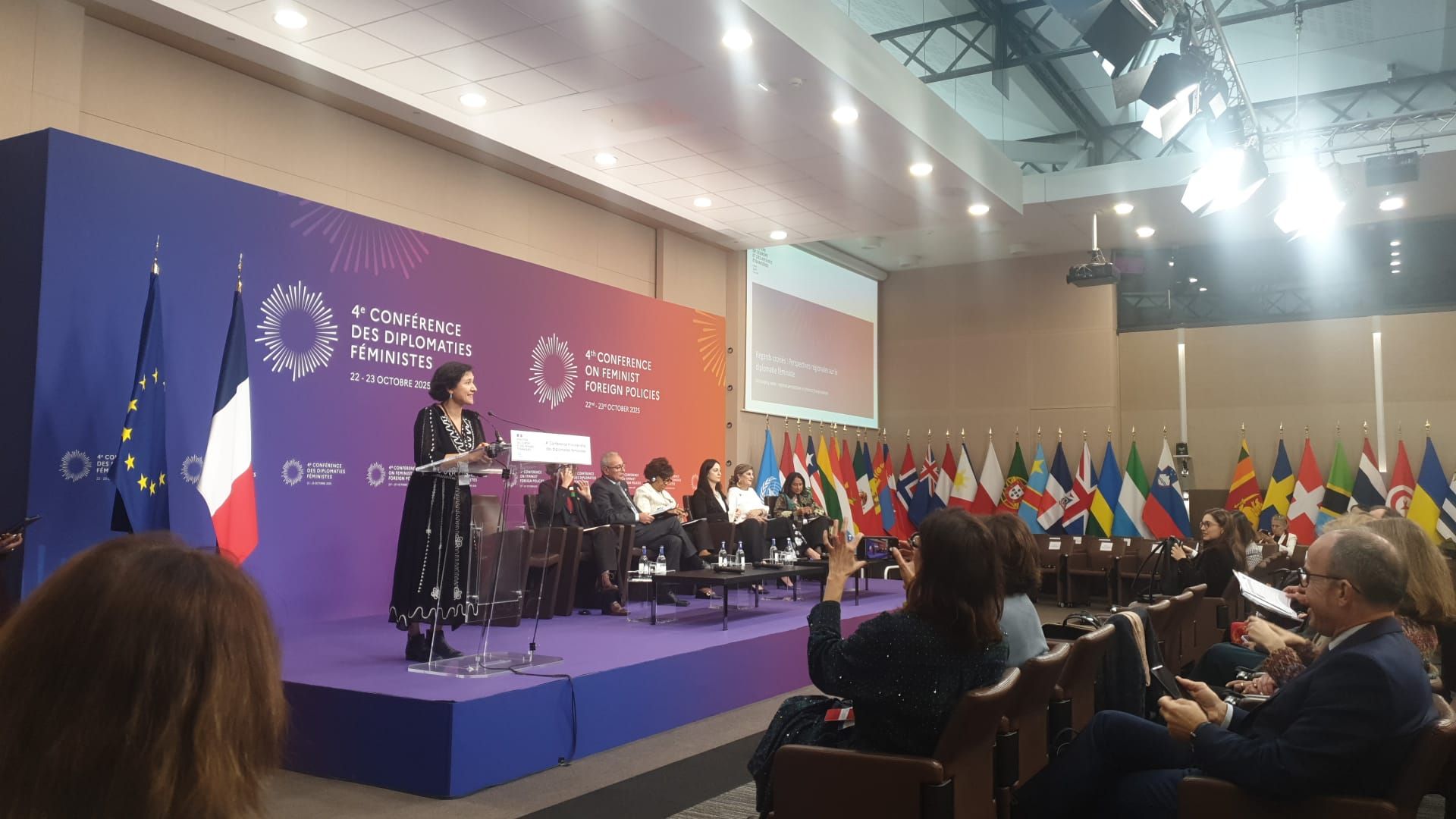 conférence diplomatie féministe à Paris 2025