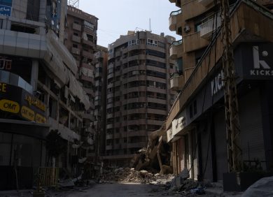 Bombardements au Liban à Beyrouth