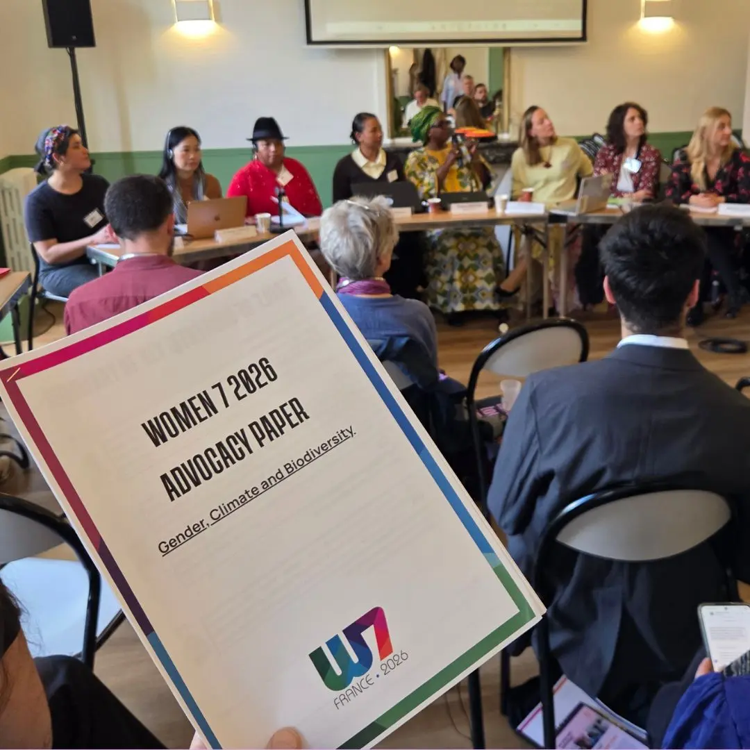 Conférence de presse du Women 7