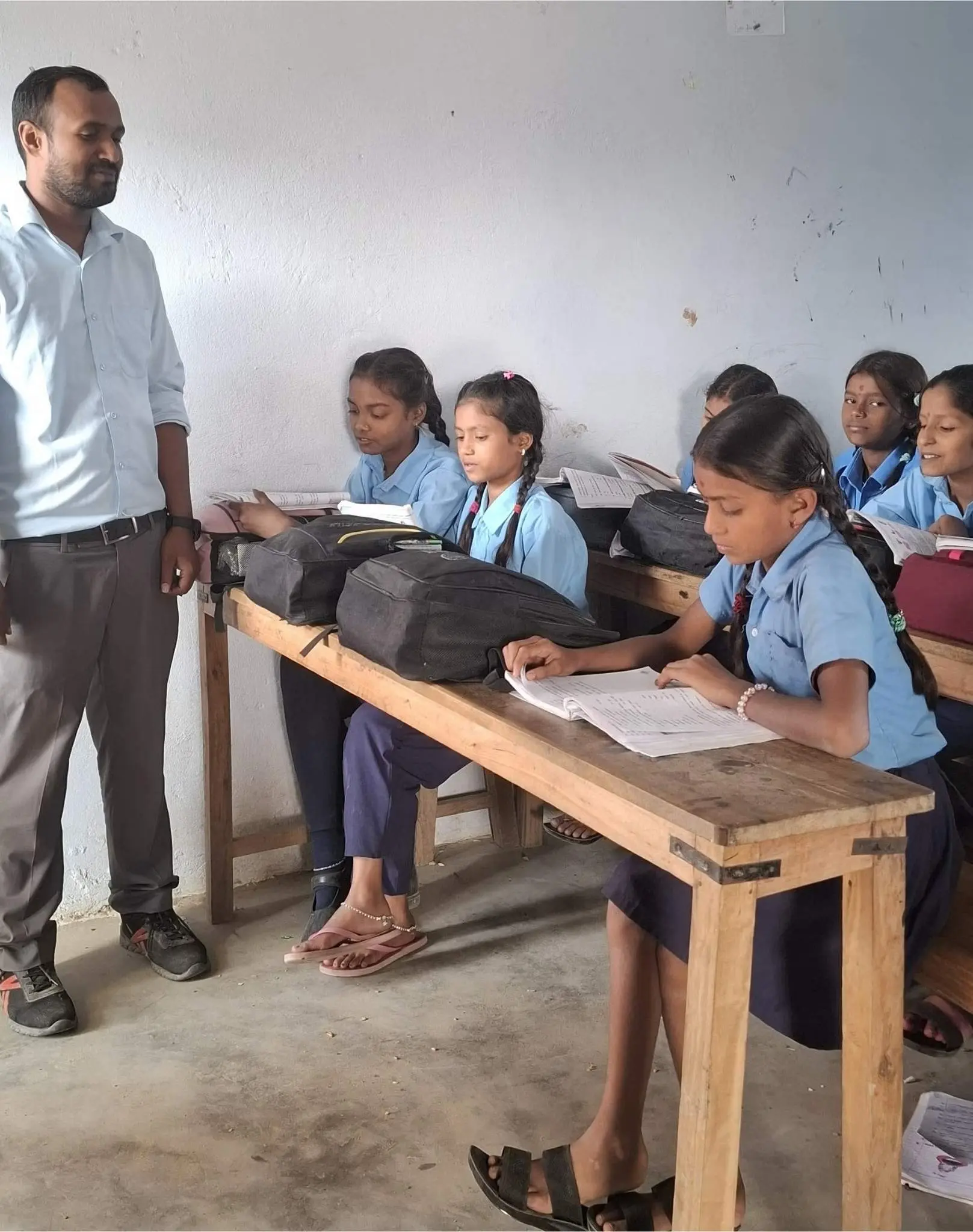 Une école de filles au Népal