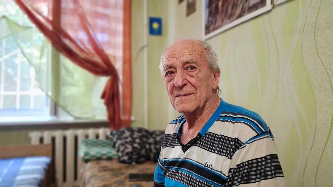 Portrait d'un homme en Ukraine