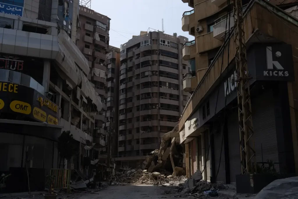 Bombardements au Liban à Beyrouth