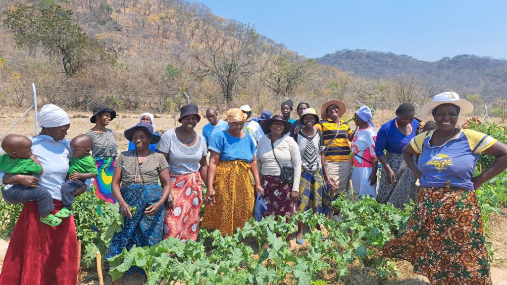 women group in fields