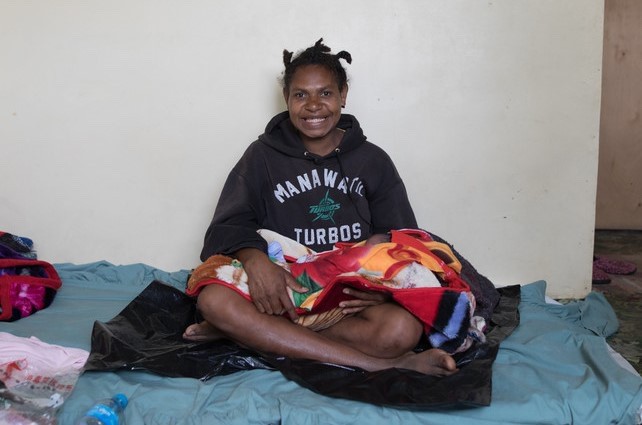 Anita a pu être suivie dans une clinique soutenu par CARE pendant sa grossesse.