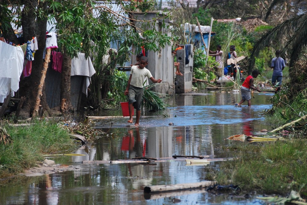 La multiplication des catastrophes naturelles est l'un des effets principal du changement climatique.