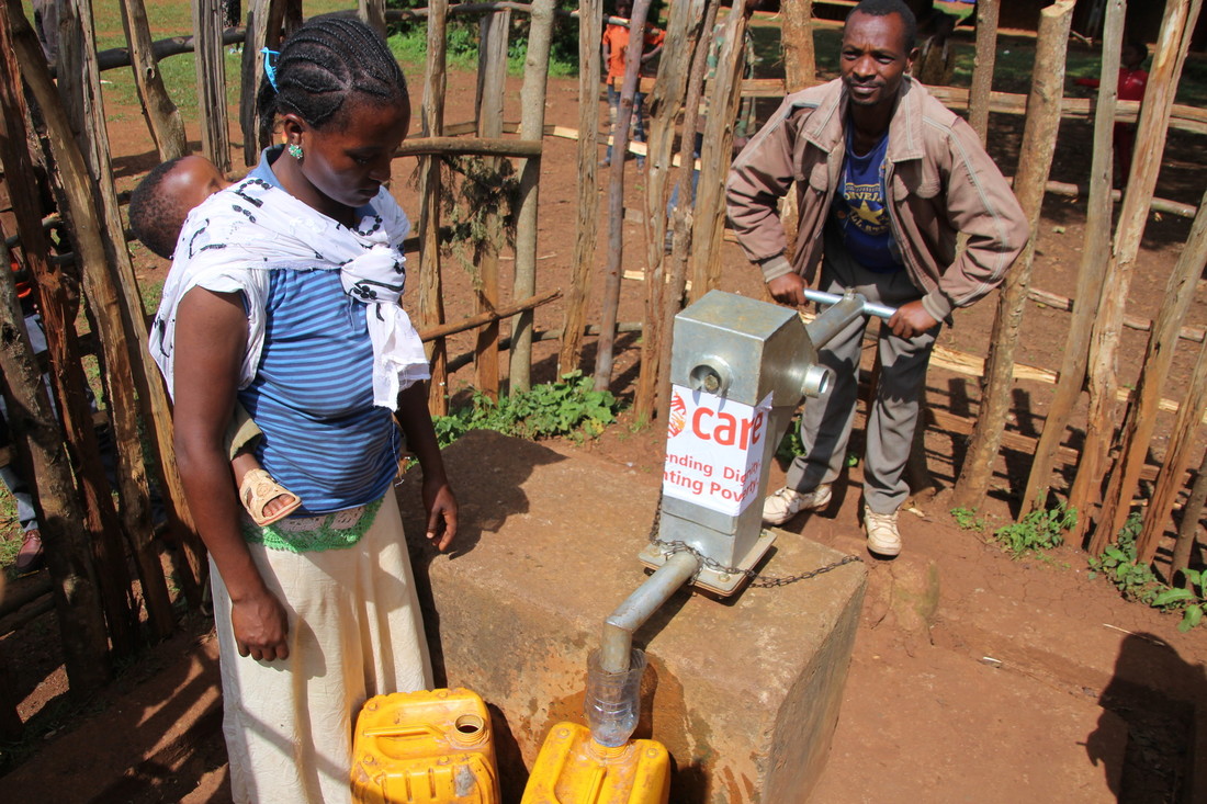 L’association CARE mène des projets d’accès à l’eau en Ethiopie