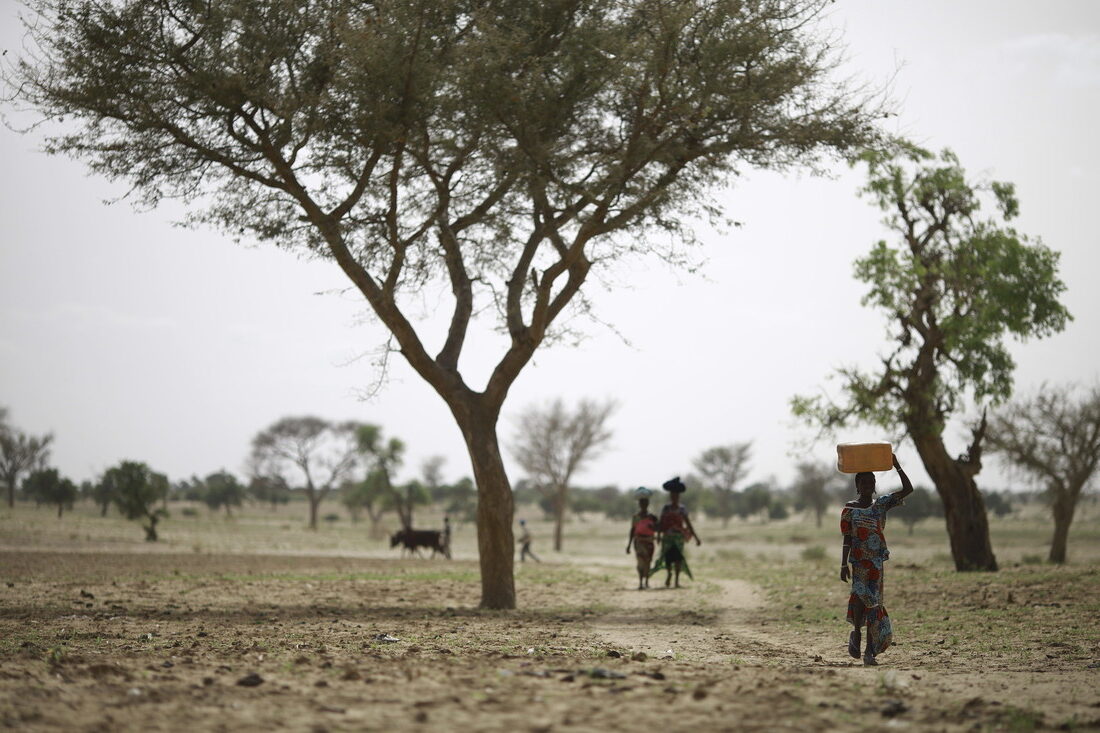 Une fille souffrant de la crise alimentaire au Niger