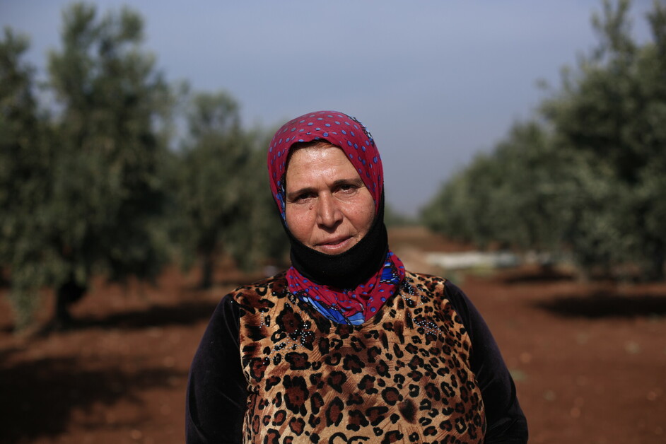 Portrait de Najwa en Syrie