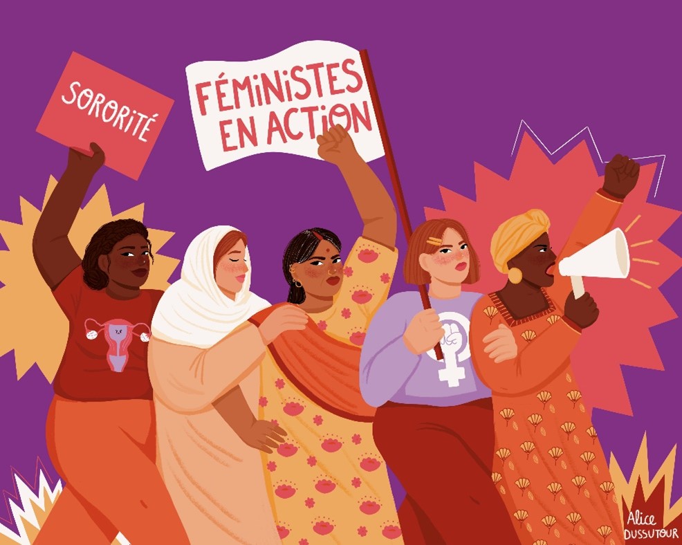 Bannière du projet Féministes en Action