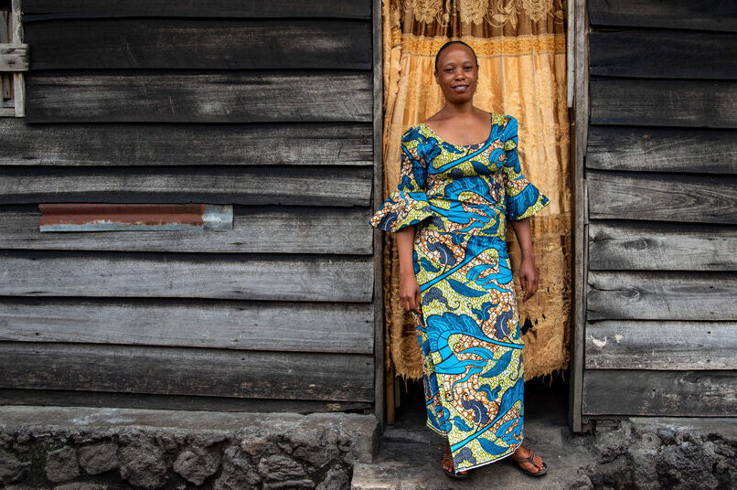 heveline, cheffe de son village en RDC