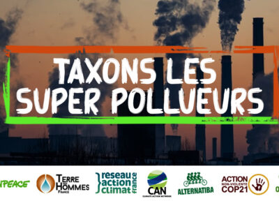 Une coalition d'associations demandent la taxation des industries des énergies fossiles