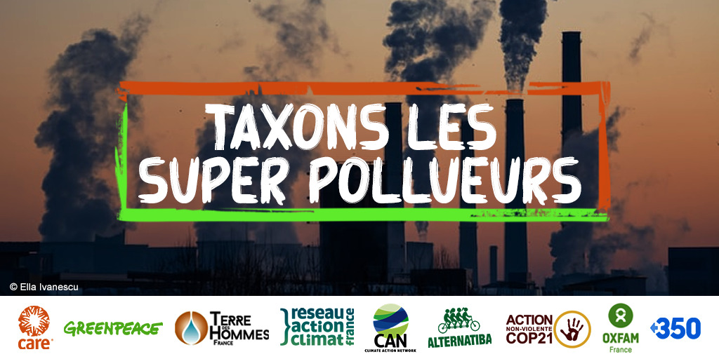 Une coalition d'associations demandent la taxation des industries des énergies fossiles