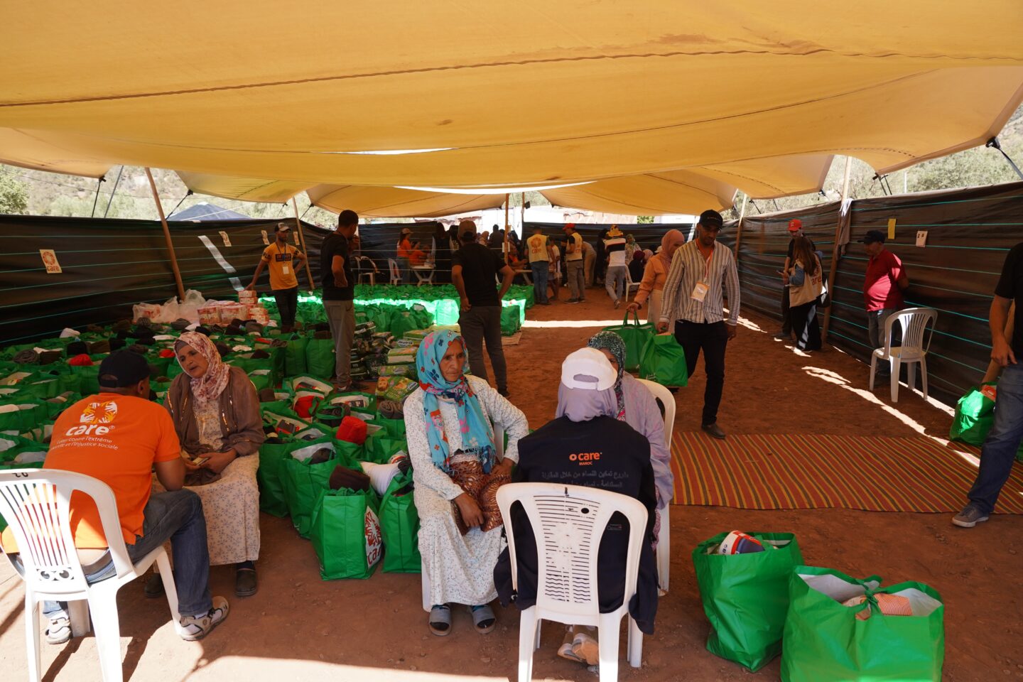 L'ONG CARE Maroc/Afghanistan soutient les populations victimes du séisme.