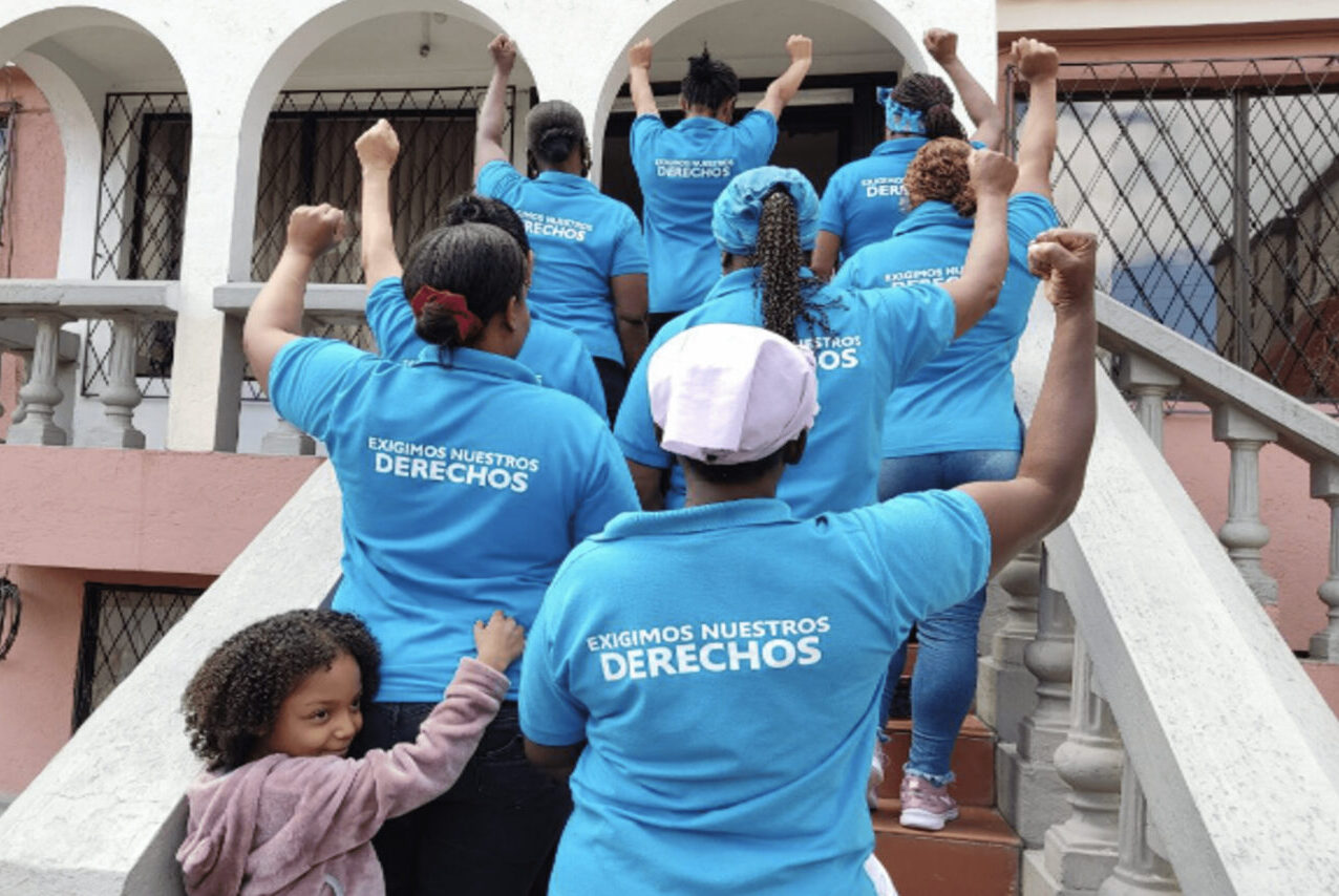 Atelier en Equateur entre le syndicat de l’UNTHA et l'entreprise sociale ASOCLIM