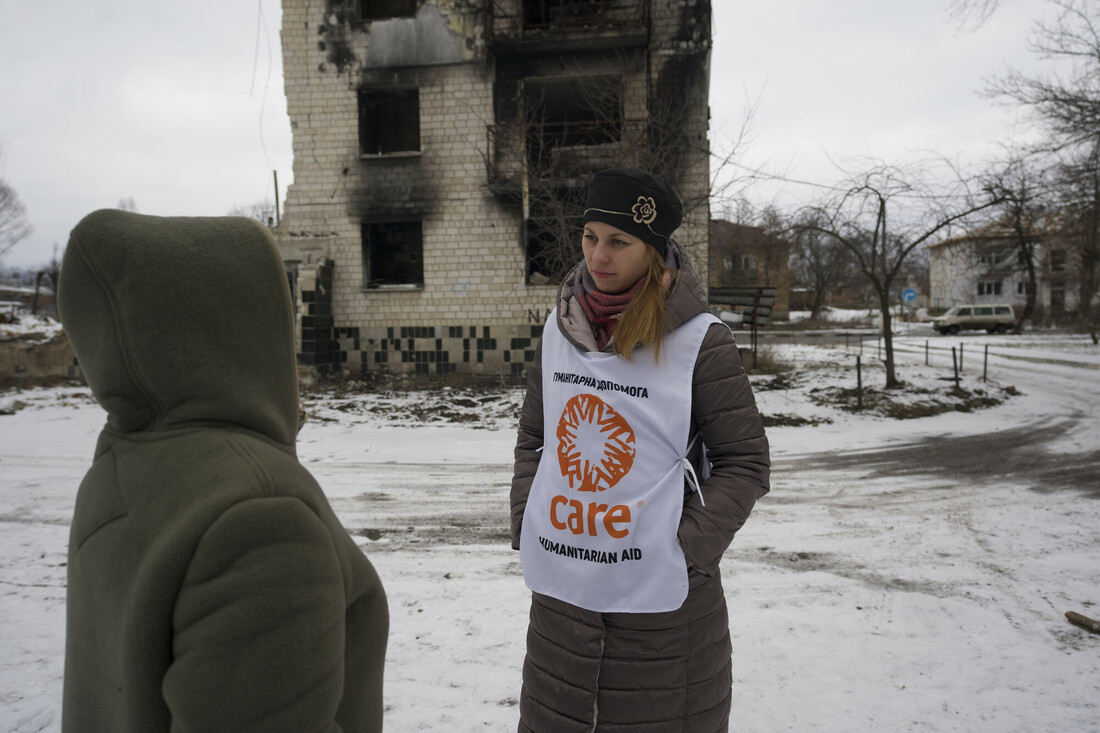 L'ONG CARE apporte une aide humanitaire d'urgence en Ukraine.
