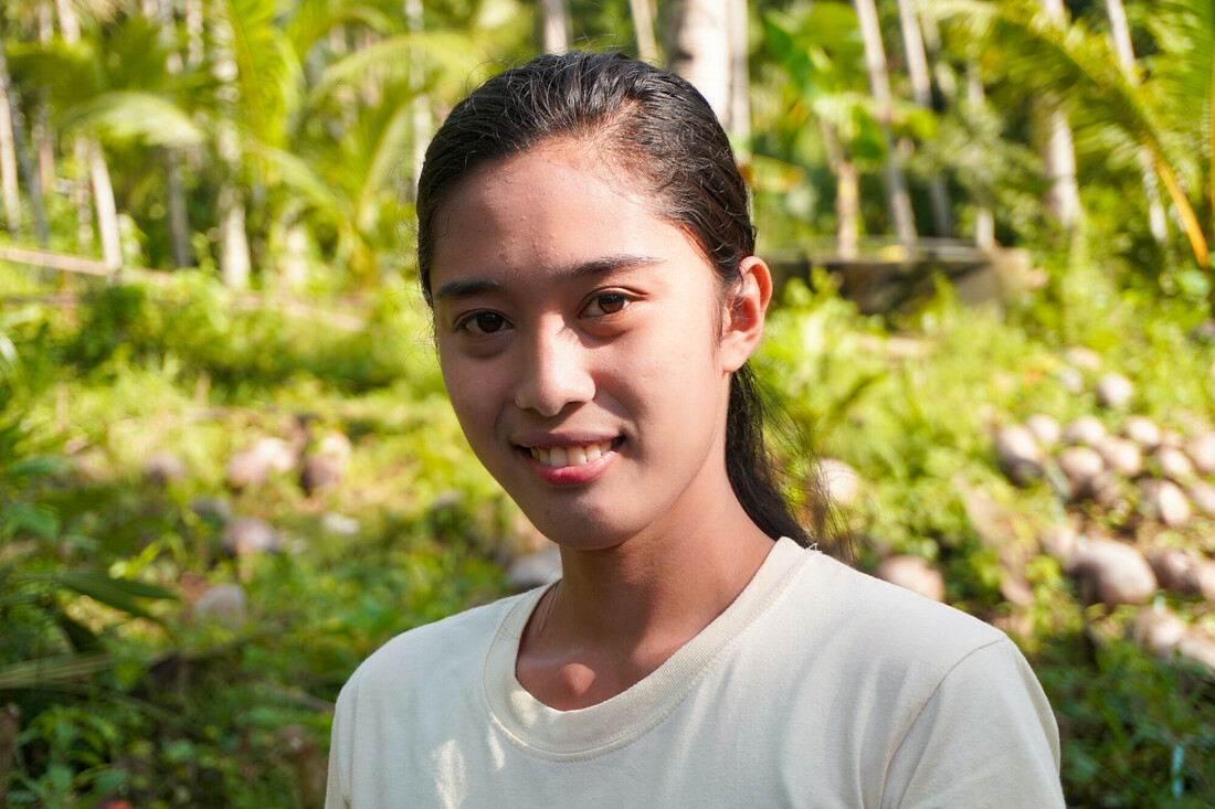 Mary Joy lutte contre les conséquences du changement climatique aux Philippines.