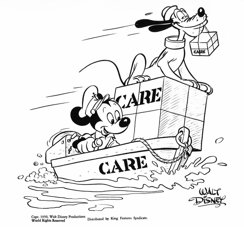 CARE et le célèbre Mickey