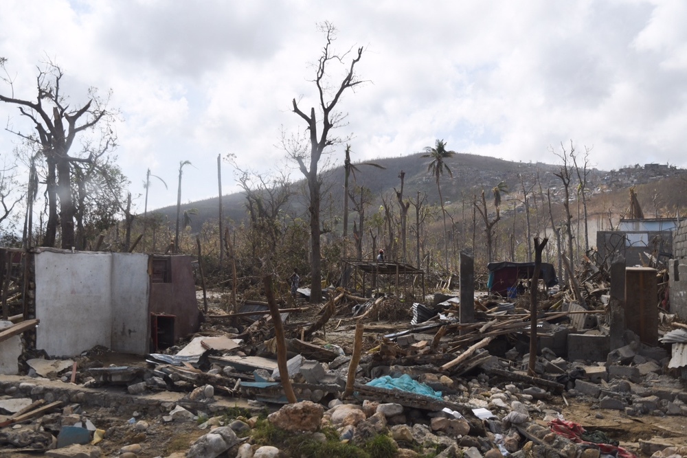 l'ouragan Matthew a dévasté Haiti