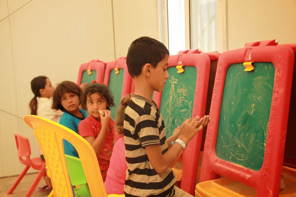 L'ONG humanitaire vient en aide aux réfugiés syriens en Jordanie.