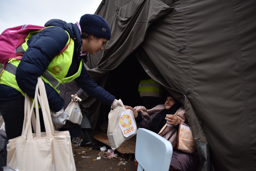 L'association CARE aide les réfugiés dans les Balkans