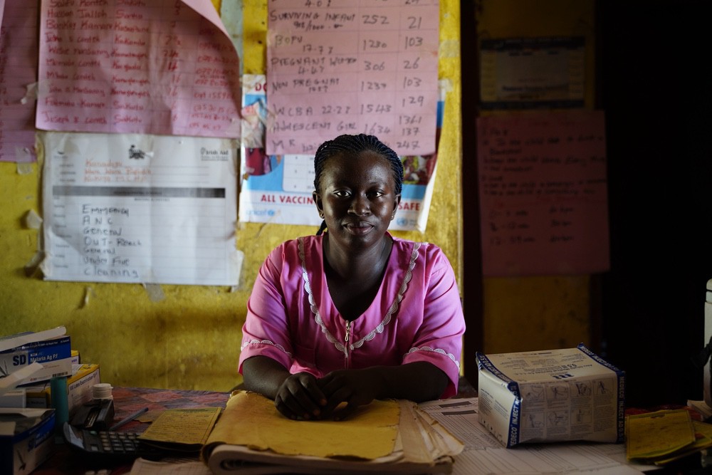 Rosaline, infirmière pour CARE en Sierra Leone