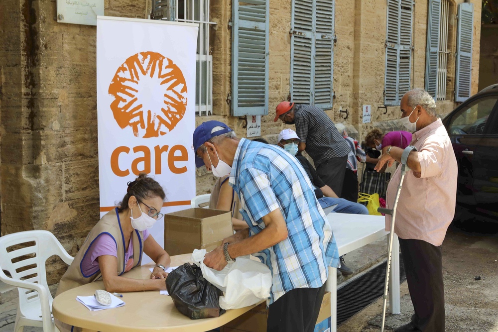 L'association CARE apporte une aide d'urgence aux populations de Beyrouth au Liban