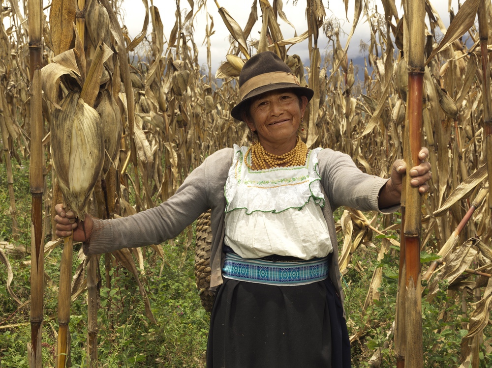 Maria, agricultrice en Equateur soutenue par CARE.