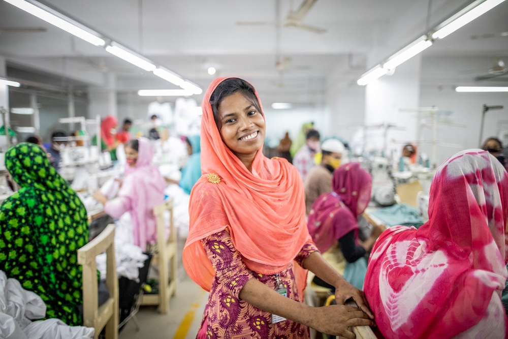 femme bangladesh usine textile