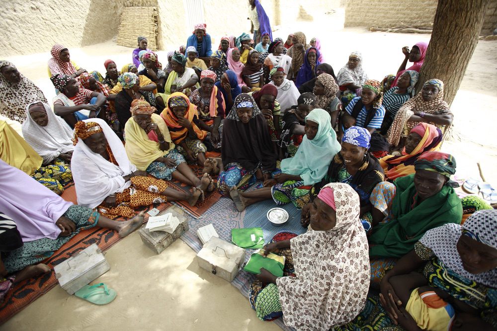 groupe d'épargne de femmes au Niger
