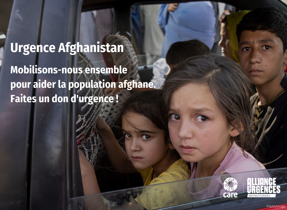 L'association CARE apporte une aide d'urgence en Afghanistan