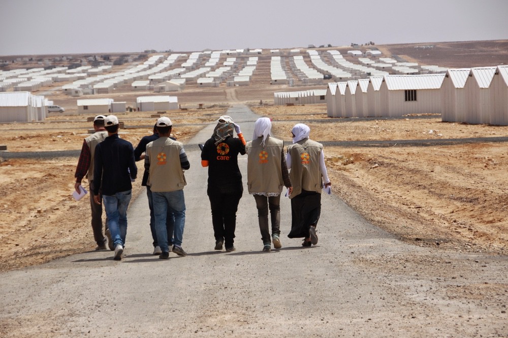 L'association CARE agit dans les camps de déplacés en Syrie pour apporter une aide humanitaire.