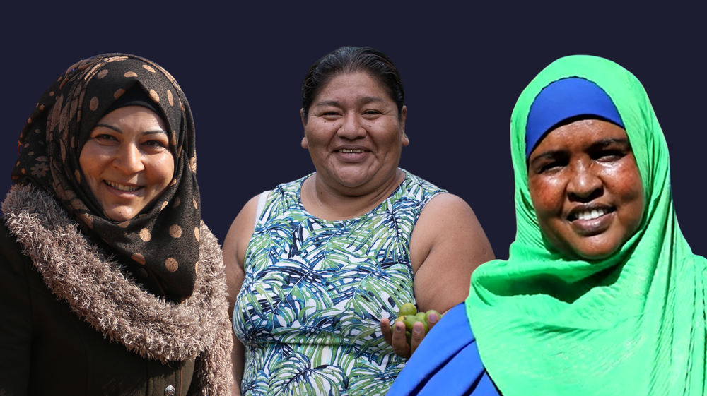 Portrait des 3 femmes militantes à travers le monde